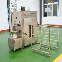 Fumoir industriel à froid pour saumon, machine pour saucisses, jambon et poissons