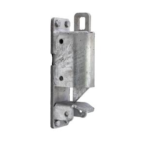 Loquet de portail robuste unidirectionnel pour poteau en bois, fabrication sur mesure, galvanisation à chaud - Product Image 1