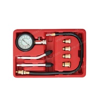 Kit de test de compression du moteur à essence VIKTEC 9 pièces pour atelier automobile, outils de réparation