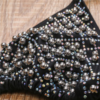 Ensemble de maillot de bain deux pièces pour le lundi du carnaval, tenue de Jouvert, maillot de bain de carnaval de Trinité, maillot de bain de luxe, bikini diamant