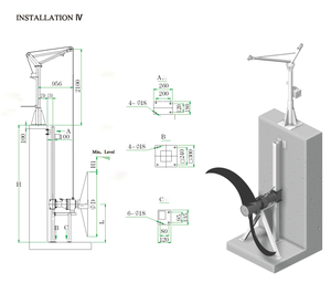 Mélangeur de traitement des eaux usées submersible à faible puissance en acier inoxydable du fabricant Offres Spéciales - Product Image 6