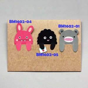 Segnalibri divertenti a forma di animali, simpatici segnalibri creativi e vivaci in carta per libri, etichette per messaggi fai da te, testo in inglese - Product Image 3