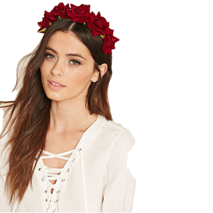 Diadema de Flores <span class=keywords><strong>para</strong></span> Mujer al por Mayor, Corona de Flores Mexicana, Diadema Festiva Colorida, Banda <span class=keywords><strong>para</strong></span> el Cabello Artesanal <span class=keywords><strong>para</strong></span> <span class=keywords><strong>Fiestas</strong></span> - Product Image 1