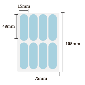 Nouvel ensemble de bandes de kinésiologie faciales personnalisables avec logo, pour le soin lissant de la peau, bandes flexibles pour le lifting du <span class=keywords><strong>visage</strong></span>, adaptées au front - Product Image 3