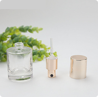 Presse de luxe clair 30ml flacon compte-gouttes en verre 40ml cosmétique sérum oculaire cylindre vide goutte huile essentielle bouteille emballage avec boîte