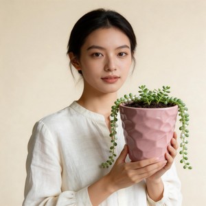 <span class=keywords><strong>Maceta</strong></span> de Cerámica para Exteriores Marca HARVIT - Diseño Contemporáneo, Ecológica, Duradera, Origen Shandong, Grado Alimenticio - Product Image 6