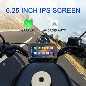 6,25 Zoll IP67 Wasserdichter Motorrad-<span class=keywords><strong>GPS</strong></span>-Navigator mit kabellosem CarPlay und Android Auto Touchscreen-Display Modell CS92A - Product Image 2