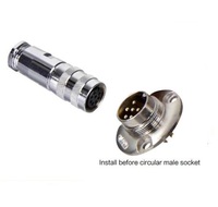 Cable de Control AISG RET AISG8F-AISG8M Conector M16