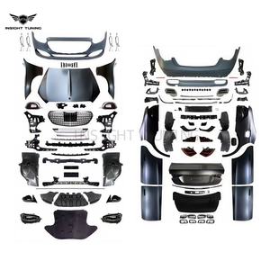 Guardabarros de capó de parachoques trasero delantero de clase S de alta elevación hasta W223 <span class=keywords><strong>Maybach</strong></span> 1:1 modelo para Mercedes Benz W222 Bodykit - Product Image 2