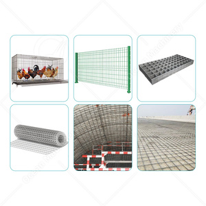 OCEAN bonne qualité <span class=keywords><strong>petite</strong></span> Cage de couche de poulet oiseau <span class=keywords><strong>en</strong></span> fer de 2 à 4mm équipement de fabrication Machine de treillis métallique à souder nervuré - Product Image 6