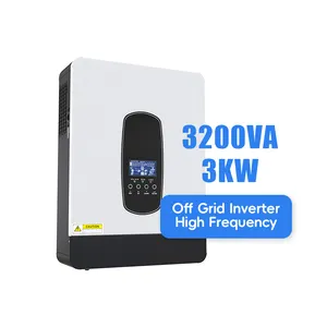 Acrevpower 3.2KW 3KW ไซน์บริสุทธิ์24V อินเวอร์เตอร์พลังงานแสงอาทิตย์พร้อม MPPT 80A ตัวควบคุมพลังงานแสงอาทิตย์ไฮบริดนอกกริด