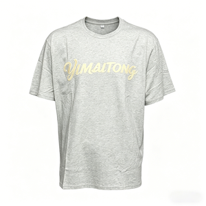 เสื้อยืดผู้ชายลายปัก 3 มิติ ผ้าฝ้าย 100% แขนสั้น พิมพ์ลายซิลค์สกรีน - Product Image 1