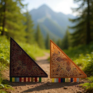 Sciarpa Triangolare Multifunzionale 60x135cm FULARES Accessorio per il Collo - Product Image 3