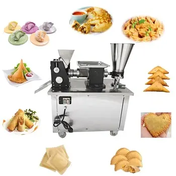 ماكينة صناعية أوتوماتيكية لصنع الخبز الهندي والسمانوس والإمبانادا والرافيولي والمعجنات وفطير الفراولة والزلابيا