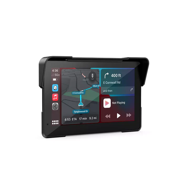 Aoocci C7 7 Inch Touch Screen GPS Navigator with Wireless CarPlay & Android Auto IP67 Weatherproof for Motorcycle Outdoor Riding