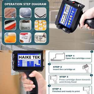 Handheld Inkjet Printer <strong>Date</strong> Encoder <strong>Date</strong> Inkjet Small Coding <strong>Machine</strong> With Quick-Drying <strong>Ink</strong> and Water-Based <strong>Ink</strong> - Product Image 2