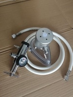 Medical Emergency Brass Oxygen Demand Valve for Cylinders 50psi Input 0-140L/min Flow Range