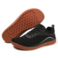 Chaussures de course unisexes pour hommes grandes tailles (EU 40-46) – Baskets respirantes en maille à semelle souple et bout large – Chaussures décontractées pour couple