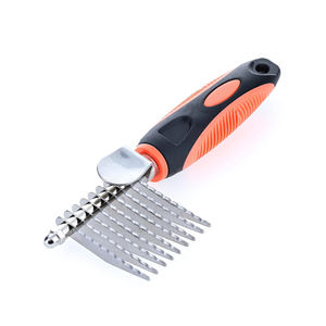 2,5 Zoll lange Pudel Haustier Dematting Kamm Bürste Werkzeug Edelstahl Sicherheits klingen für die Hunde-und Katzen pflege - Product Image 5