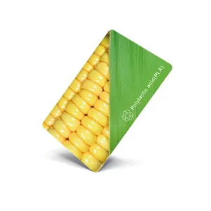 Hotsale Renewable NFC Digital Business Card PLA Biodegradable Corn RFID NFC Card