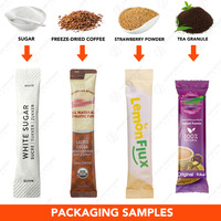 Automatic Servo Vertical Dual Lanes Brown Sugar Granule Sachet Ginger Tea Dried Ginger Granule Packing Machine