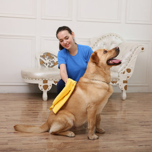 Pet Absorbent <b>Towel</b> PVA Thickened Quick Dry Dog Bath <b>Towel</b> Non Pilling Multi Functional Cleaning <b>Towel</b> - Product Image 3