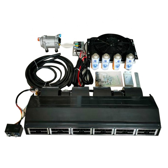 Mini 12v diesel Split Ac Compressor air Conditioner Car for Semi Truck