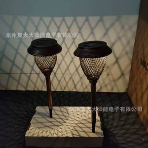 Solar Iron Lawn <b>Lights</b> <b>Led</b> Outdoor Garden Lighting Water Resistant With <b>Light</b> <b>Sensor</b> For Patio Decoration - Product Image 2