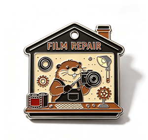 Enamel Film Repair Brooch Cartoon Animal <b>Pin</b> Metal Lapel <b>Badge</b> for Clothing Gift - Product Image 3