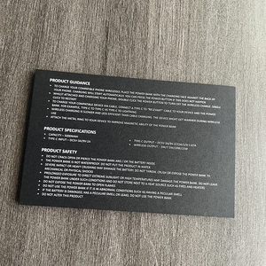 Tarjetas de Cartón Blanco al por Mayor del Fabricante con Impresión Digital, Laminación de Película, Logotipo Personalizado, Grabado/Relieve - Product Image 6