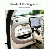 Support de téléphone de voiture 2-en-1 sur mesure pour ORA 5 2026, fixation sur grille d'aération gauche avec porte-gobelet et boîte de rangement, anti-vibration