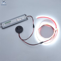 Interrupteurs intelligents pour la maison DC5-12V, interrupteur invisible à capteur de vibration, commande vocale pour armoire, miroir, verre