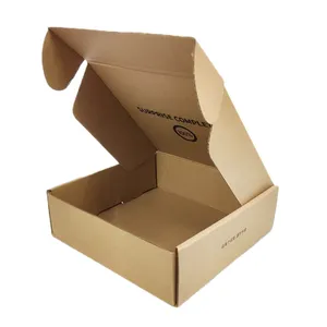 Manufacturer custom printed cardboard shipping packaging corrugated boxes for mailing business