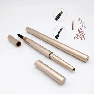 Low Moq Private Label Waterproof long lasting high pigment hihg quality Eyebrow Pencil