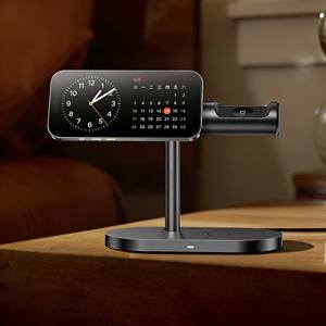 Support de chargeur sans fil magnétique MAXCO MW16 4-en-1 Qi2 avec veilleuse - Product Image 3