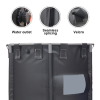 Taille personnalisée Anti-fuite Extérieur PVC Bâche Étang À Poissons Aquaculture Étang Réservoirs Piscine Gonflable Piscine À Poissons Piscine