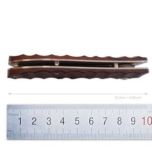 Couteau de camping en acier Damas Liner Lock avec manche en micarta pour le ménage, au prix de gros - Product Image 4