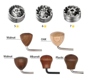 <span class=keywords><strong>Molinillo</strong></span> de café Manual portátil Kingze con molino de rebabas de acero inoxidable 420 logotipo personalizado estilo de diseño moderno y cuerpo de aleación de aluminio - Product Image 2