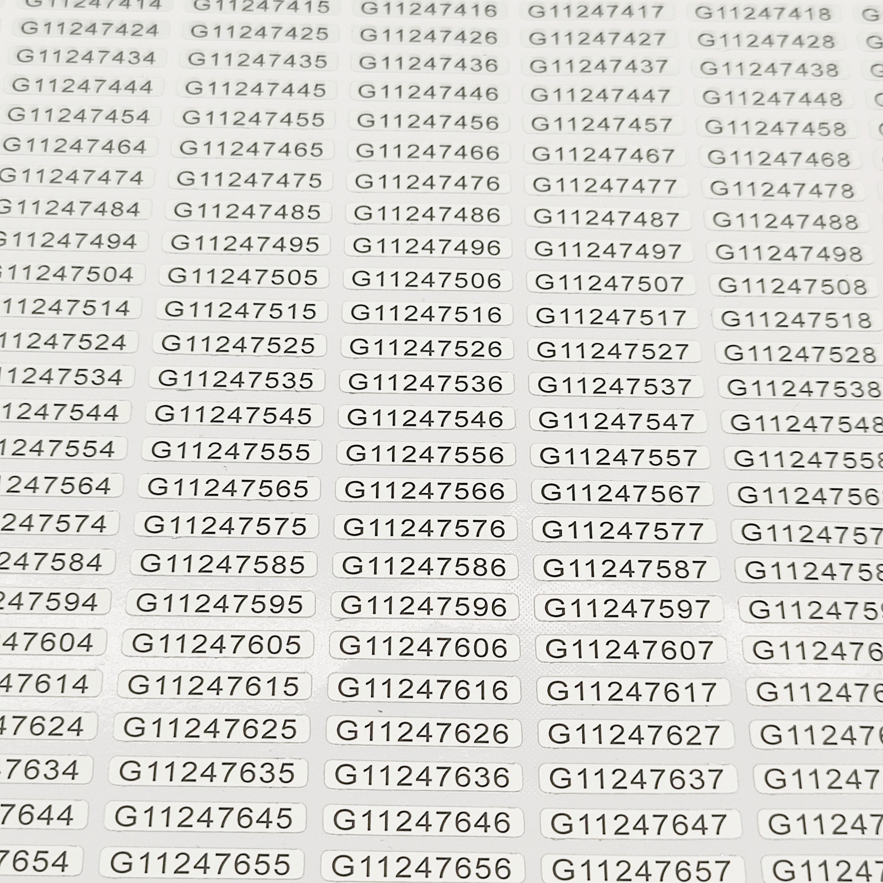 For Gameboy Serial Number Sticker for Game Boy Classic DMG-01