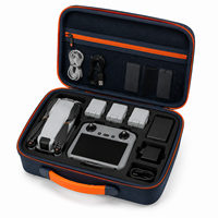 Étui rigide pour drone en EVA, antichoc, sac de transport et de rangement avec insert en mousse personnalisé, plusieurs compartiments, sangle de transport, OEM ODM