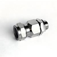 Presse-étoupe antidéflagrant LD DT-VI IP66 en laiton nickelé, filetage M, usage industriel, zones dangereuses ATEX/IECEx, câble 18-25mm