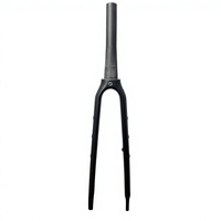 T800 Carbonfaser Gravel Bike Gabel 700C Interne Kabelführung 12x100mm Steckachse Flat Mount Scheibenbremse Konischer Lenker
