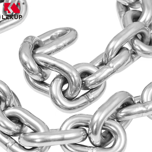 Chaîne de levage d'ancre marine sur mesure, chaîne soudée en acier inoxydable robuste, maillon de chaîne métallique suspendu - Product Image 4