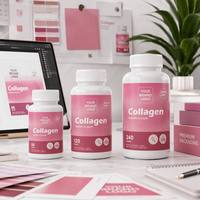 Colágeno Bovino Premium, Péptidos de Colágeno Tipo 1 y 3, Suplemento de Proteína para la Salud de las Uñas, Bienestar, Biodisponible, Marca Privada