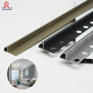 Ruicheng Chất lượng cao phong cách kim loại nhôm cầu thang cạnh <span class=keywords><strong>TRIM</strong></span> cho sân thượng thượng viền - Product Image 5