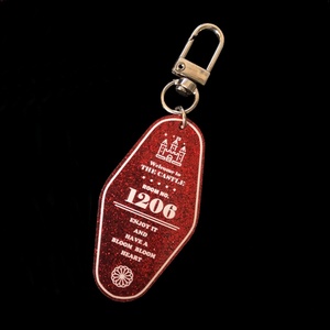 Wholesale Blank Motel Hotel Plastic Keychain Custom Glitter Fashion Cute Plastic <b>Key</b> <b>Chains</b> - Product Image 3