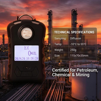 HIREP Nuevo Detector de Gas Único para Monóxido de Carbono, Alta Precisión, Alarma Sonora, Luminosa y Vibratoria, Pantalla LCD de 2.0 Pulgadas, 0-300