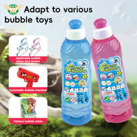 Solution à bulles pré-mélangée non toxique, iridescente, recharge de 12 petits flacons