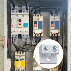 Клеммы заземления Blulu, 2 шт., алюминиевые, двойного назначения, механические, для двухпроводных кабелей (250 Mcm-6sol), производство Китай - Product Image 5