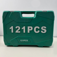 Clé à cliquet à 72 dents, acier au carbone chromé et traité thermiquement 35K, ensemble d'outils de 121 pièces, ensemble de clés, ensemble de tournevis